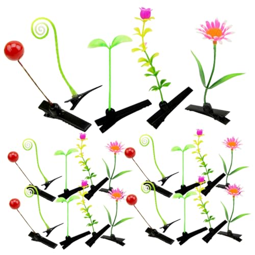 CALLARON 30stücke Pflanzen-haarspangen Kleine Haarnadeln Für Mädchen Süße Haar-accessoires Für Frauen Robust Vielseitig Einsetzbar Für Geburtstag Urlaub Alltag von CALLARON