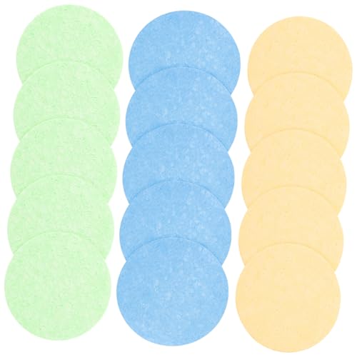CALLARON 30 Stück Teiliges Gesichtsreinigungsschwämme aus Zellulose Weiche Hautfreundliche Reinigungspads Sanftes Peeling und Make-up Entferner für Hauttypen Geeignet Vielseitig und Einfach CALLARON 30 Stück Teiliges Gesichtsreinigungsschwämme aus Zellulose Weiche Hautfreundliche Reinigungspads Sanftes Peeling und Make-up Entferner für Hauttypen Geeignet Vielseitig und Einfach von CALLARON