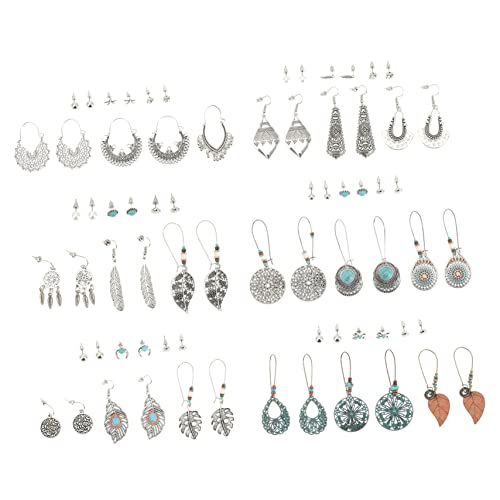 CALLARON 36paare Boho Pfauen Ohrhänger Für Damen Böhmisches Schmuck Hängende Ohrringe Für Frauen Party Valentinstag Ohrringe von CALLARON