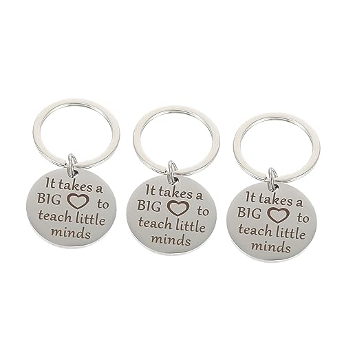 CALLARON 3St Schlüsselanhänger kreative apfelding The Edith Eger schlüssel Ringe die bescherung Kette Halter Beute Metallschlüsselring Taschenanhänger Spiegelbild Silver von CALLARON