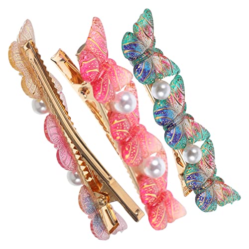 CALLARON 3stücke Schmetterlings-haarspangen Für Damen Und Mädchen Kleine Haarschmuck-accessoires Haar-styling-tools Aus Hochwertigen Materialien von CALLARON
