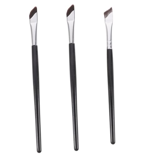 CALLARON 3stücke Abgewinkelter Eyelinerpinsel Für Präzises Augen-make-up Augenbrauenpinsel-set Mit Lidschatten-tool Concealer-pinsel Für Effizientes Auftragen Auge von CALLARON