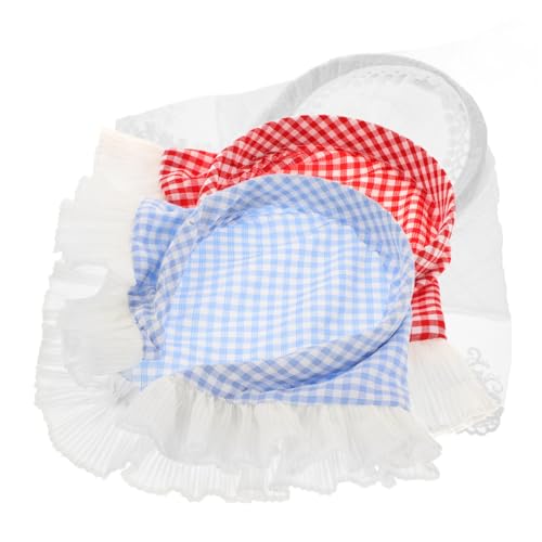 CALLARON 3stücke Damen Stirnbänder Mit Lace-kante Pastoral Style Vielseitige Kopftücher Für Reisen Partys Und Fotoshootings Elegant Und Romantisch Einfache Handhabung Für Modische von CALLARON