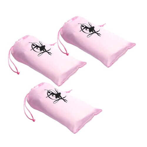 CALLARON 3stücke Ballettschuhtasche Für Mädchen Mit Kordelzug Tanzschuhtasche Aus Robustem Material Für Ballett Fitness Und Reisen Bietet Viel Stauraum Für Schuhe Und Kleidung von CALLARON