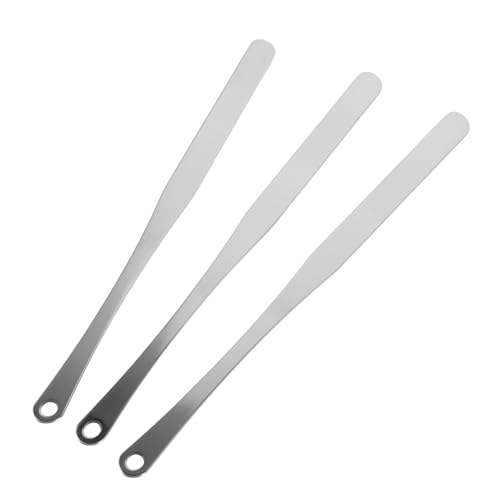 CALLARON 3stücke Edelstahl Make-up Spatel Kosmetische Mischen Sticks Make-up Spatel Für Foundation Lidschatten Lippenfarbe Und Nagellack Mischen von CALLARON