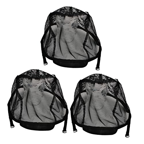 CALLARON 3stücke Perückennetzkappen U-förmige Perückennetz-kopfbedeckung Haarnetz Für Perücke Perückennetz Zur Herstellung Perückennetz Für Tragevorgang von CALLARON