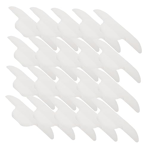 CALLARON 4 Sätze Schweißabsorbierende Aufkleber Kragen-schweiß-pad Bleibt Liner Schweißfänger Anti Sweat Anti-transpirant-aufkleber Praktisches Saugfähiges Handtuch Pe-folie 20 Stück * 4 von CALLARON