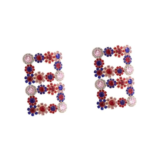 CALLARON 4 Stck Schuhclips mit Strass Schuhspangen Leichte und Wiederverwendbare Damenschmuck für Hochzeit Party Alltag Einfach zu Befestigen Entfernen von CALLARON