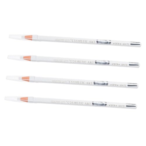 CALLARON 4stücke Wasserfest Augenbrauenstift Weiß Augen Make-up Bleistift Augenbrauen Liner Schönheit Make-up Werkzeuge Für Tattoo von CALLARON