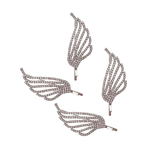 CALLARON 4stücke Haarnadeln Mit Strass Für Hochzeiten Und Partys Haarspangen Für Damen Für Besondere Anlässe Und Tägliche Verwendung von CALLARON