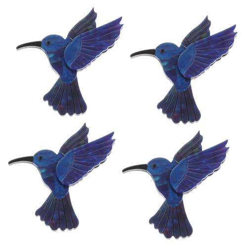 CALLARON 4 Stück Hübsche Hummingbird Brosche Tier Anstecknadel Cartoon Design Langlebig Modisch Damen Kleidung Zubehör Pin CALLARON 4 Stück Hübsche Hummingbird Brosche Tier Anstecknadel Cartoon Design Langlebig Modisch Damen Kleidung Zubehör Pin von CALLARON