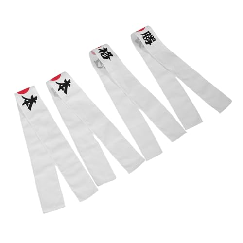 CALLARON 4 Stück Japanisches Bandana, Hachimaki-karate-stirnband, Bedruckt, Zum Binden Zum Kochen, Für Kinder, Jungen Und Mädchen, Karate, Sport, Übungen, Kochen von CALLARON