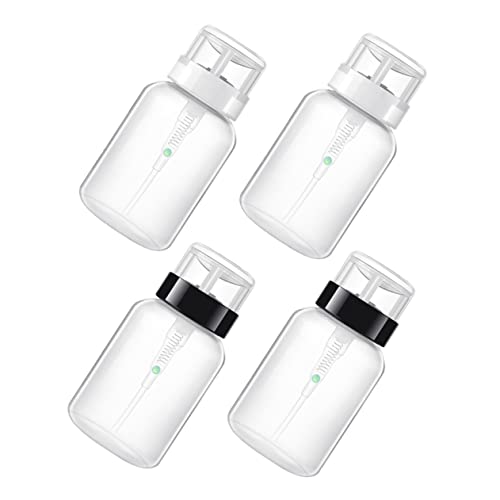 CALLARON 4 Stück Nagellackflaschen 200 Ml Druckpumpen Flüssigkeitsspender Für Nagellackentferner Lotion Make up Entferner Transparente Kunststoffflaschen Für Nail Art Und CALLARON 4 Stück Nagellackflaschen 200 Ml Druckpumpen Flüssigkeitsspender Für Nagellackentferner Lotion Make up Entferner Transparente Kunststoffflaschen Für Nail Art Und von CALLARON