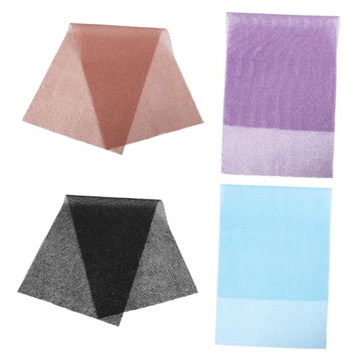 CALLARON 4 Stück Peeling Handtücher Tief Körper Bad Luffa-schwamm Rücken Peeling Peeling-rückenhandtuch Zum Duschen Peeling Duschtuch Afrikanisches Peeling-netz Nylon von CALLARON