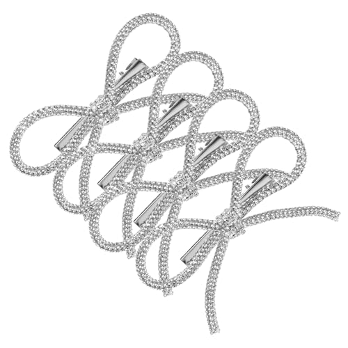 CALLARON 4stücke Strassschleifen Haarspangen Schleifenhaarclips Haarschmuck Abschlussball-accessoires Für Frauen Und Mädchen von CALLARON