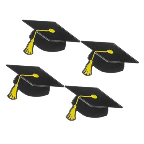 CALLARON 4 Stück Teiliges Abschluss Broschen mit Hut Design Dekorative Anstecknadel Langlebig und Perfektes zur Graduierung für Freunde und Familie von CALLARON