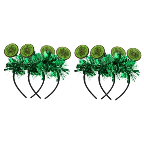 CALLARON 4 Stück Teiliges Grünes Party Haarband Robustes Performance Kopfschmuck für Erwachsene Vielseitiges Haarschmuck Accessoire für Familie und Festlichkeiten von CALLARON