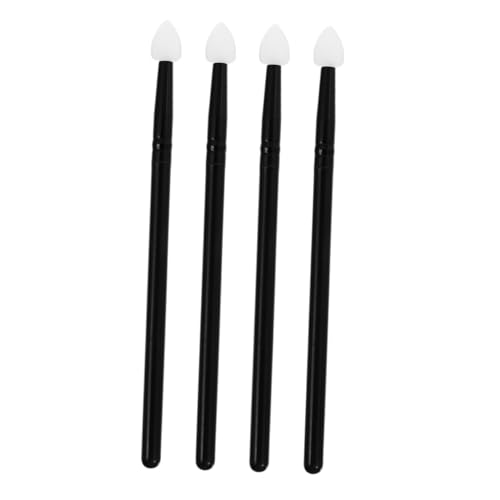 CALLARON 4 Stück Teiliges Lidschattenpinsel Weiche Applikatoren für Gleichmäßigen Makeup Auftrag Tragbare Kosmetikwerkzeuge für Unterwegs zur Haut für Reisen von CALLARON