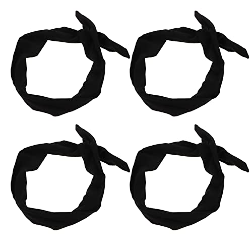 CALLARON 4stücke Haarschal Geknotete Stirnbänder Stirnbänder Turban-stirnband Draht-stirnband Schal-stirnbänder Verstellbar Für Party Workout Alltag Komfort von CALLARON