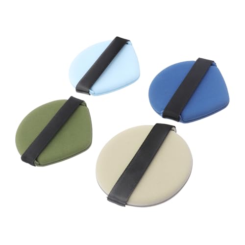 CALLARON 4 Stücke Doppelseitiges Make-up-pulver-puff Kissen Schwämme Tragbare Make-up- Make-up-pads Für Die Grundierung Gesicht Mischschwamm Hydrophiles Polyurethan von CALLARON