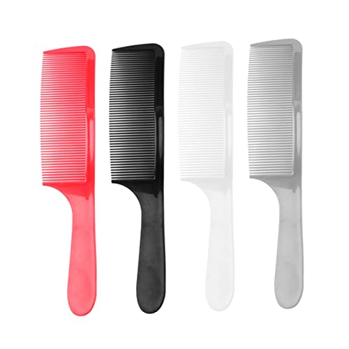 CALLARON 4 Teiliges Schubscherenkamm Set Kämme Für Männer Friseurkämme Friseurkamm Männerkamm Stylingkamm Haarkamm Styling Schneidekamm Rundgriffkamm Haarschneidekamm von CALLARON