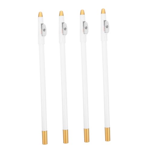 CALLARON 4 Teiliges Set Eyeliner Augenbrauenstift Set Friseurstift Für Männer Bartführung Make Up Zubehör Kosmetikspitzer Augenbrauen Tools Bartformungsstift Haarmarkierungsstift von CALLARON