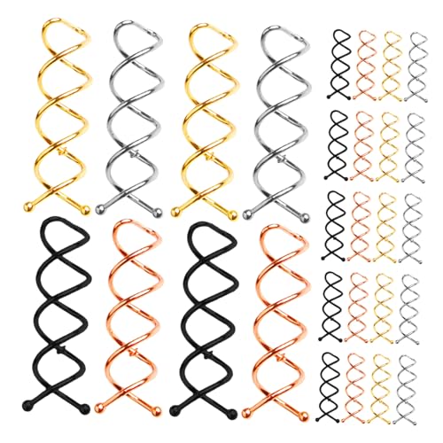 CALLARON 40 Stück Teiliges Spiral-haarnadeln Metall Haarklammern mit Abgerundeten Spitzen Dreh Twist-haarklammern für Frauen Mädchen Kompakt Leicht Sicherer Sitz für Partys Hochzeit Alltag von CALLARON