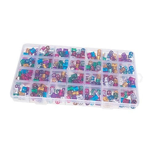 CALLARON 400 Stück Haarschmuck Ringe für Zöpfe Verstellbare Dreadlocks Manschetten aus Metall Diy Haarverlängerungs Zubehör für Partys Hochzeiten und Besondere Anlässe von CALLARON