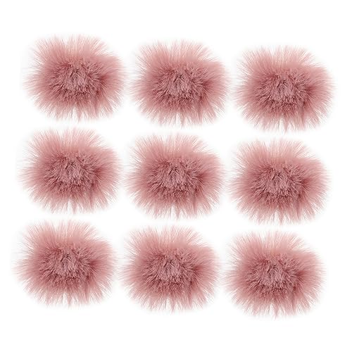 CALLARON Fellschnitt 40St Schuhschmuck für Kinder Faux fuchs pom pom flauschige Bommelkugel Schuhclips Plüsch Schuhschnalle Plüsch-Schuhanhänger Hausschuhe Zubehör Schuh Kinderhandwerk von CALLARON