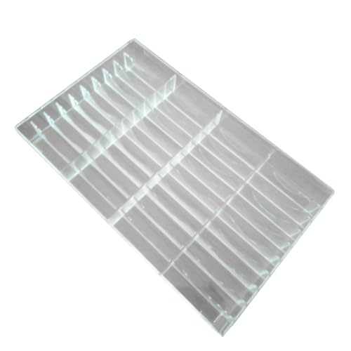 CALLARON 40gitter Acrylbox Transparent Mit Fächern Für Lose Pulver Lagerung Beauty Artikel Organizer Schminkbox Make-up Display Regal von CALLARON