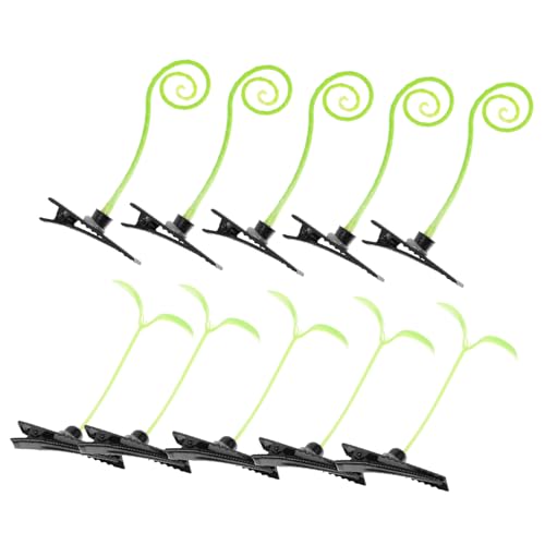 CALLARON 40stücke Pflanzenclips Sprossenclips Haarclips Mit Lockigem Gras Pflanzenspangen Fürs Haar Haarschmuck Für Teenager-mädchen von CALLARON