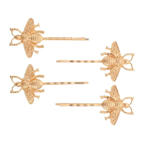 CALLARON 4stücke Bienen-haarnadeln Aus Zinklegierung Dekorative Haarspangen Für Damen Und Mädchen Niedliches Bienendesign Für Alltag Und Besondere Anlässe von CALLARON