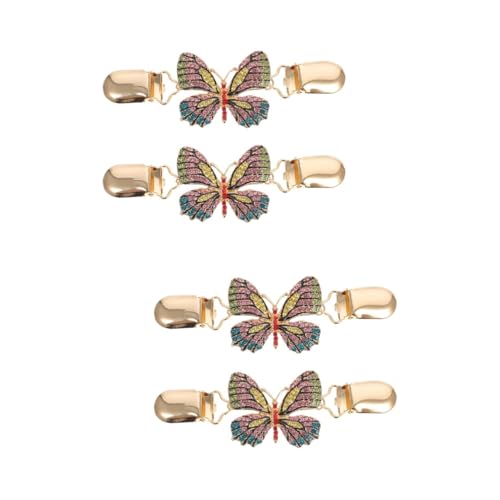 CALLARON 4stücke Elegante Schmetterlings-sweater Clips Für Cardigans Und Schals Dekorative Verschlüsse Für Anlässe Wie Hochzeiten Und Arbeit Stilvolles Accessoire Für Damen von CALLARON