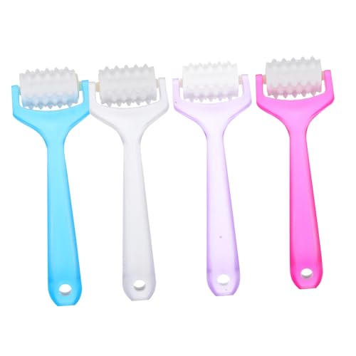 CALLARON 4stücke Gesichtsmassagerolle Für Frauen Und Männer Manuell Durchblutung Reduzierung Von Feinen Und Fältchen Verbesserung Hauttons Und Bekämpfung Der Hautalterung von CALLARON