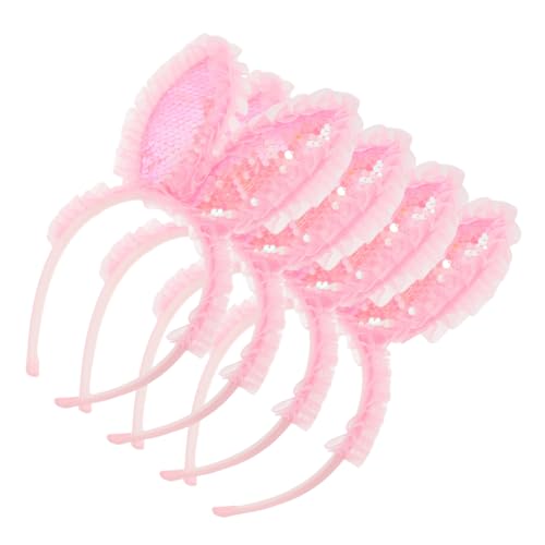 CALLARON 4stücke Kaninchenohr Stirnbänder Für Damen Ostern Party Cosplay Haar Zubehör Mit Leuchtenden Ohren Für Festivals Und Veranstaltungen von CALLARON