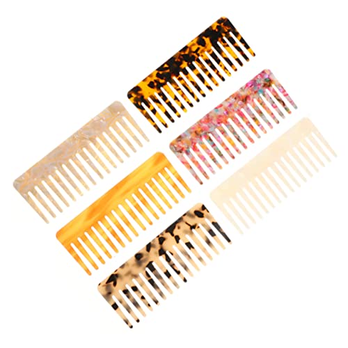 CALLARON 4stücke Haarentwirrungskamm Breiter Zahnkamm Modischer Haushaltskamm Salonkamm Für Frauen Männer Junge Mädchen von CALLARON