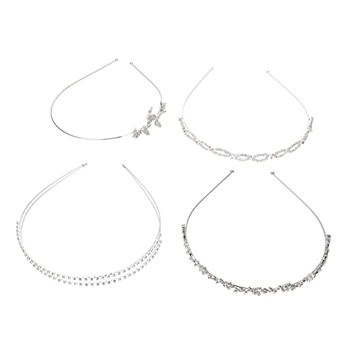CALLARON 4stücke Haarreifen Für Brautschmuck- Für Hochzeiten Partys Und Besondere Anlässe Funkelnde Haarschmuck-dekorationen Für Bräute Und Brautjungfern von CALLARON