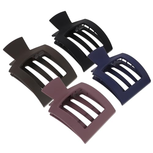 CALLARON 4stücke Pferdeschwanzklammern Für Damenhaar Quadratische Haarklammern Große Haarklammern Mit Starkem Halt Kieferklammern Für Damen von CALLARON