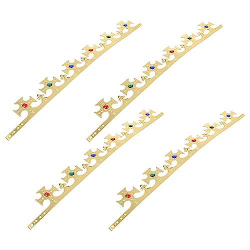 CALLARON 4stücke Prinzen Krone Kaiserkronen Geburtstagskrone Königskrone Cosplay-krone Cosplay Kronen Zubehör von CALLARON