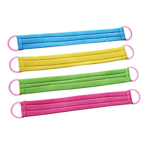 CALLARON 4stücke Rücken Schrubber Peeling Handtuch Körpermassagetuch Badetuch Für Badezimmerzubehör Zuhause Anwendung von CALLARON