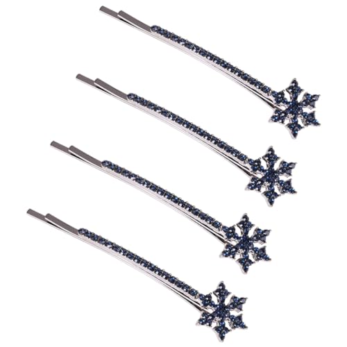 CALLARON 4stücke Schneeflocken-haarnadel Für Damen Dekorative Haarspangen Weihnachten Haarzubehör Stabil Und Langlebig Für Kostümpartys Und Alltag von CALLARON