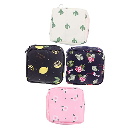 CALLARON 4stücke Periode Tasche Mit Großem Fassungsvermögen Hygienebeutel Für Menstruationsbinden Wechselbeutel Für Lippenstift Behälter Für Kleine Gegenstände Damen Taschen Für Reisen Und von CALLARON