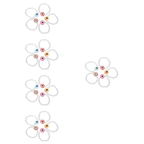 CALLARON 5 Sätze Blauer Augenring Reifen Schminkstab Bausätze Dekorative Lampe Nachtlicht Armband Ringe Zubehör Zauberstab Leuchtende Dekoration Reize Eheringe Feenstab Perlen 5 Stück * 5 von CALLARON