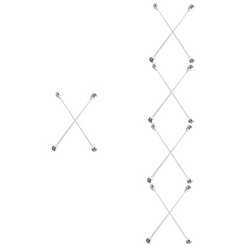 CALLARON 5 Sätze Herren Krawattennadel Kragenstange Hemd Mit Kragensteg Stift Gelbe Krawatte Einstecktuch Für Männer Goldene Krawatte Pin-abzeichen Halskette Splinte Kupfer 2 Stück * 5 von CALLARON