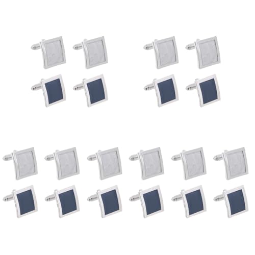 CALLARON 5 Sätze Manschettenknöpfe Für Hemden Männer Shirt Für Männer Nieten Krawattennadel Binden Stifte Email Pin Stellnadel Goldene Krawattenklammer Vatertag Kragen Legierung 2 Paar * 5 von CALLARON