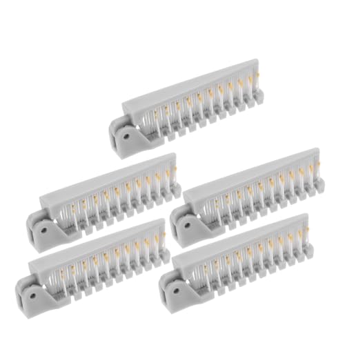 CALLARON 5 Stück Teiliges Faltbares Haarstyling- Doppelseitiger Breitzahniger Kamm Kompakt und Robust Tragbar für Damen und Herren Vielseitig Einsetzbar für Schnelles Styling Unterwegs von CALLARON