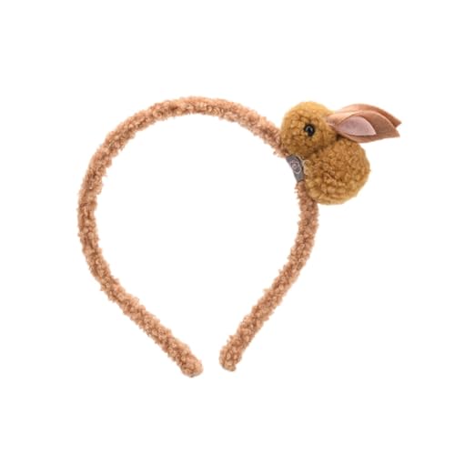 CALLARON 5 Stück Teiliges Plüsch Hasenohren Haarreif Leichter Formbeständiger Kopfschmuck für Ostern Karneval Kostüm und Partydekoration Geeignet für Damen und Bunte Farbmischung von CALLARON
