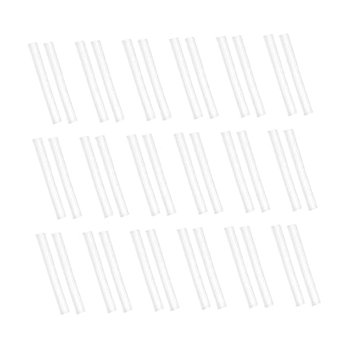 CALLARON 50 Paare Allergie Ohrstecker Schutz Hülsen Weichem Silikon für Empfindliche Ohren Transparente Ohrschmuck Schutzlösung für Damen und Mädchen von CALLARON