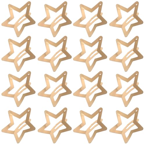 CALLARON 50stücke Stern-form Haarspangen Metall-clips Für Frauen Dekorative Kleine Dünne Haarspangen Ästhetisch Süß Modisch Clip-accessoire von CALLARON