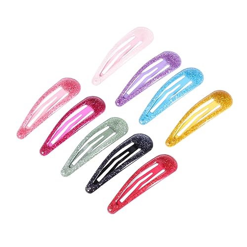 CALLARON 50stücke Haarspangen Junge Mädchen Metall Snap Haarnadeln Mädchen Design Einfache Farbe Barrettes Für Alltag Und Feste von CALLARON